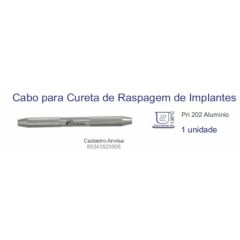 CABO DE CURETA DE RASPAGEM DE IMPLANTES